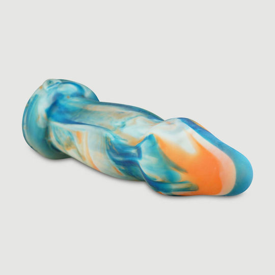 Huge Silicone Plug Bulbous Head War Machine Platinum Silicone X-Large Butt Plug 35.5 Cm Multicolour