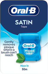 Oral-B Satin Floss Κερωμένο Οδοντικό Νήμα 50m