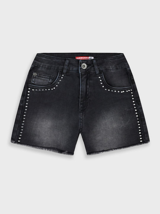 Kids Shorts Bermudas Denim Black