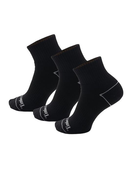 Timberland Мъжки Чорапи Black 3Pack