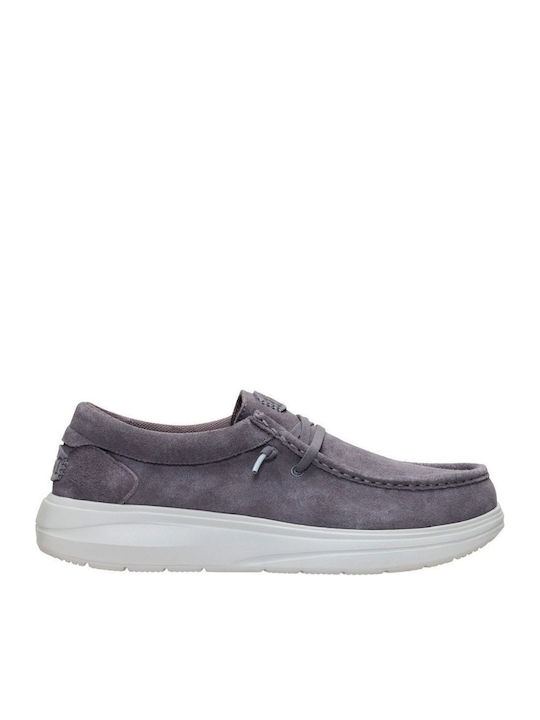 Wally Suede Ανδρικά Loafers σε Γκρι Χρώμα