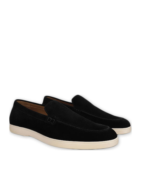 Izac Men's Black Moccasins
