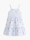 Rochie Fete Fără Mâneci Floral Set Cu Haină Albă