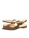 Suede Women's Ballerina Shoes in Brown Colour