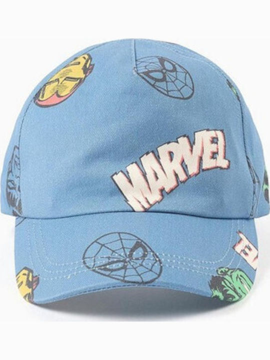 Zippy Kids' Jockey Fabric Blue Hat