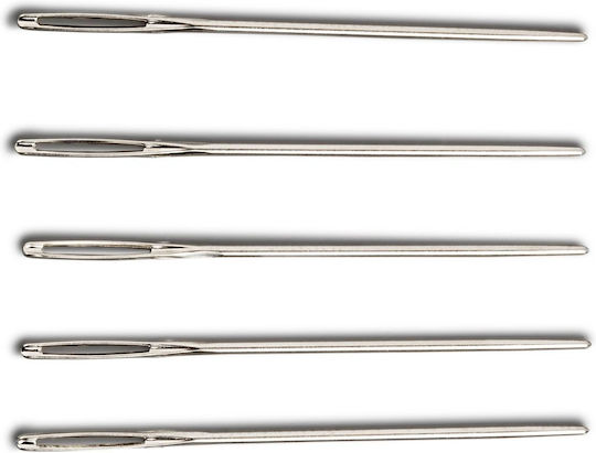 Ace De Brodat Cu Vârf Rotunjit Argintii 25 Bucăți 34 Mm X 0,6 Mm Mărimea 26 Prym