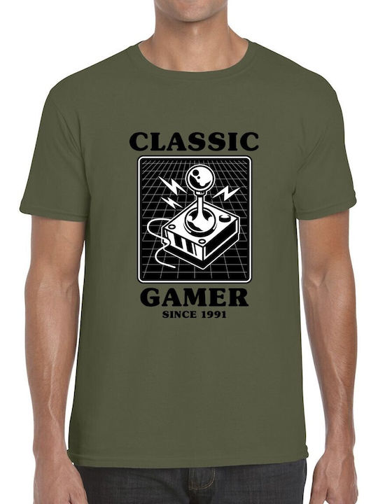 T-shirt Classic Gamer Since 1991 Pop Culture Mi...