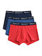 Men's Boxers Rose Red 3Pack