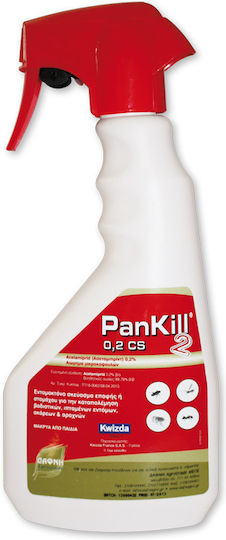 Kwizda Pankill 0.2cs Εντομοκτόνο Spray για Κατσαρίδες / Κουνούπια / Μύγες / Ακάρεα / Μυρμήγκια / Κοριούς / Ψύλλους 500ml