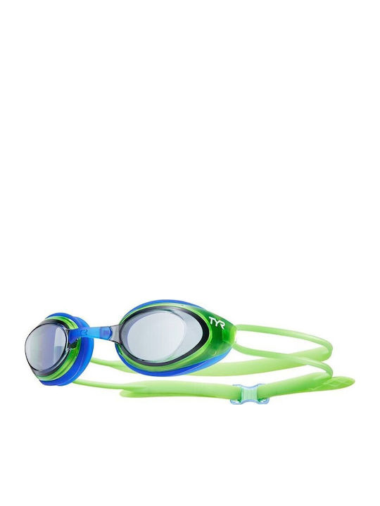 Tyr Hawk Kids Green Swimming Goggles