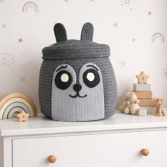 Ravelia Nursery Cosmetic Basket Gray