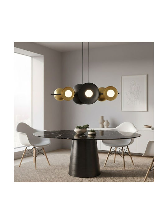 Emibig Volum Gold Ceiling Light for 6 G9 Bulbs