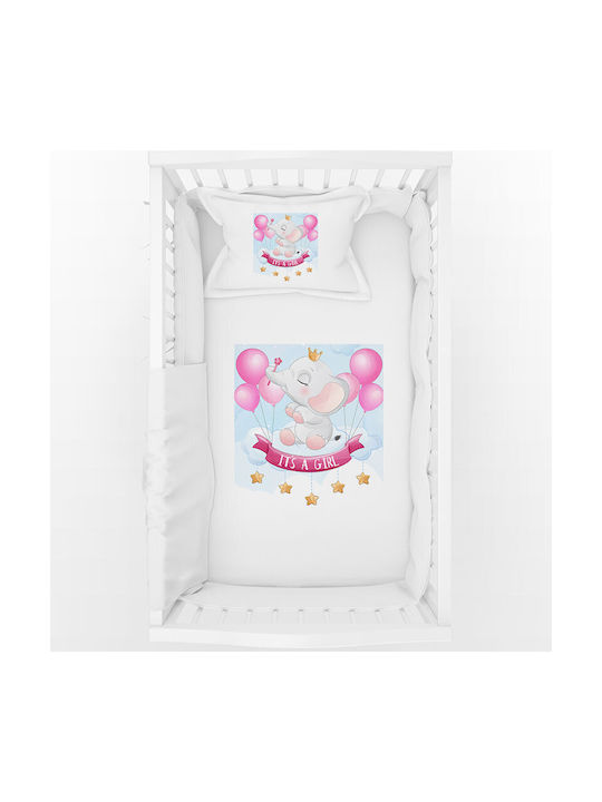 Bonjour Bebe Set Baby Crib Cotton Sheets It’s A White Newborn24016setsent
