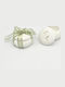 Wedding Favor Ceramic Macaron Monograms Ribbon