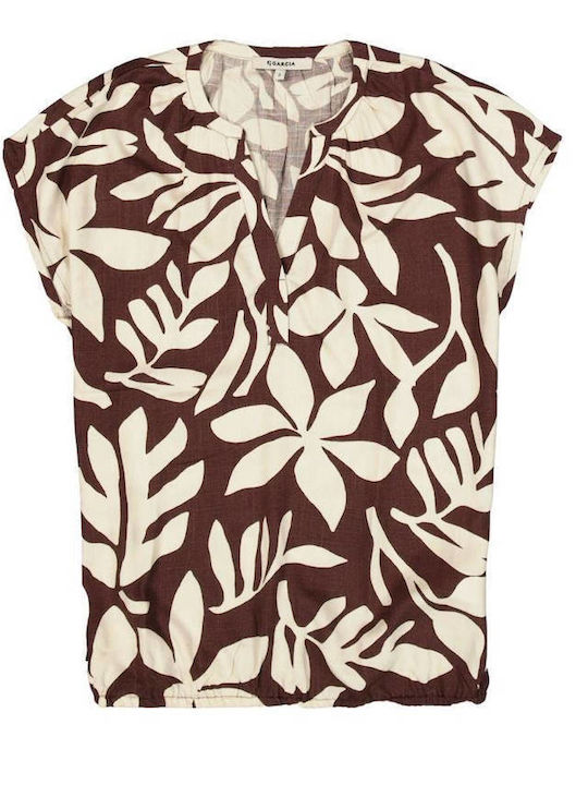 Long Sleeve Women's Shirt Brown