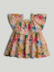 Mädchenkleid Blumen Tropisch