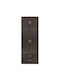 Dulap Cu Uși Duble Cu Loft Zebrano 80x42x241cm