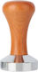 Homestyle Tamper with Flat Surface 58mm in Brown Colour