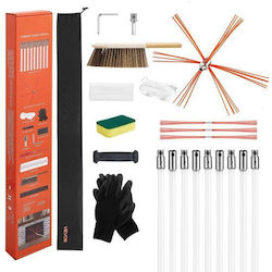 Vivatechnix Nylon Chimney Cleaning Brush with Diameter 12mm