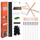 Vivatechnix Nylon Chimney Cleaning Brush Round With Diameter 12mm