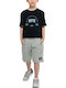 Kids Set with Shorts Summer 2 Pieces Black