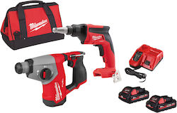 Milwaukee M18 Fuel™ FHACFSG-302B Σετ Κατσαβίδι Γυψοσανίδας & Πιστολέτο Milwaukee M18 Fuel™ FHACFSG-302B Σετ Κατσαβίδι Γυψοσανίδας & Πιστολέτο
