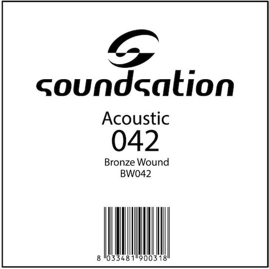 Soundsation Bw042 Acoustic Guitar String Bronze Wound 0.42 Acoustic Guitar String Bronze Wound 0.42