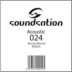 Soundsation Bw024 Saiten Für Akustische Gitarre Bronze Wound 0.24