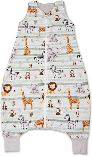 Kidizi Sac De Dormit De Vară Cu Picioare 0.5 Tog Safari Verde