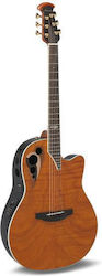 Ovation Celebrity Cdx40p-fm-g Elite Deluxe Plus Ltd Contur Adânc Amber Satin