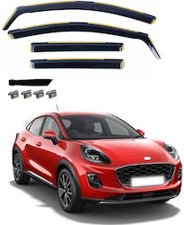 Σετ Ανεμοθραύστες Μπροστινοί και Πίσω για Ford Puma 2020+ 4τμχ VETRBR0123