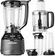 NutriBullet Μπλέντερ με Πλαστική Κανάτα 1.8 lt 1500W Μαύρο NBF580B