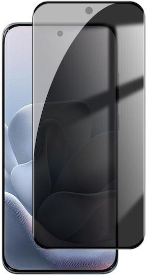 Kalebol Privacy Full Face Tempered Glass Μαύρο (Motorola Edge 70 Fusion 5g)