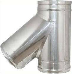 Branch 135° Inox Single Wall Chimney Pipe Diameter 100