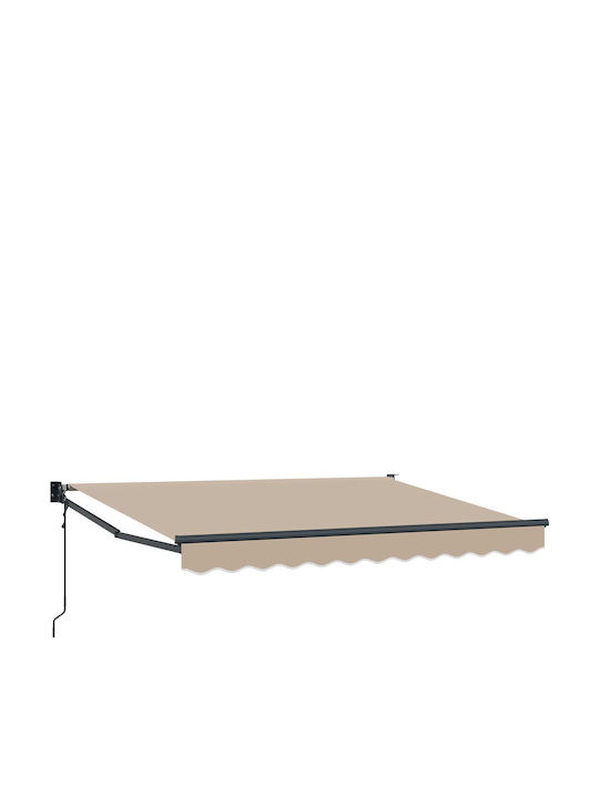 vidaXL Markise Terrasse Beige 3.5x2m