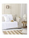 Nima Ριχτάρι Διθέσιου Καναπέ Chenille 180x240εκ. White