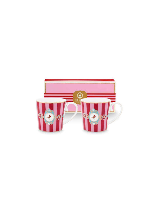PiP Studio Κούπα από Πορσελάνη Κόκκινη 300ml