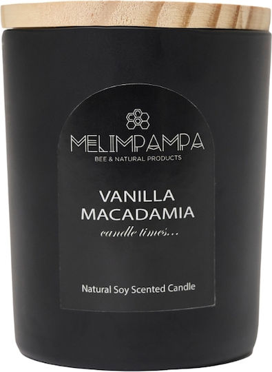 MeliMpampa Lumânare Aromatică din Soia în Borcan Maro