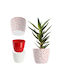 Kadax Kadax Kunststoff Blumentopf Rot 13x13cm