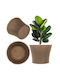 Kadax Plastic Gold Flower Pot 13cm