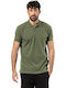 Polo Short Sleeve Blouse Khaki