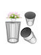 Kadax Plastic Gray Flower Pot