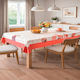 Τραπεζομάντηλο 24 Easter Red Saint Clair 145x260 Πολυέστερ