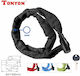Chain Lock Tonyon 4mm*900mm Two Keys Fabric Cover Light Blue Color 1801-p