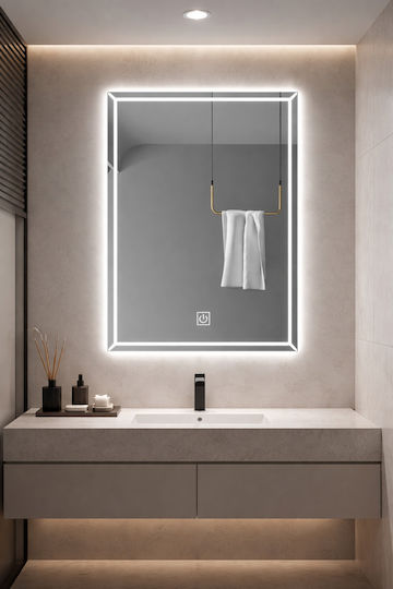 Smart t0212300 Ορθογώνιος Led Αφής 60x40cm