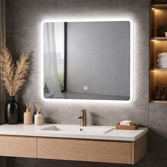 Smart t02112428 Ορθογώνιος Led Αφής 60x60cm
