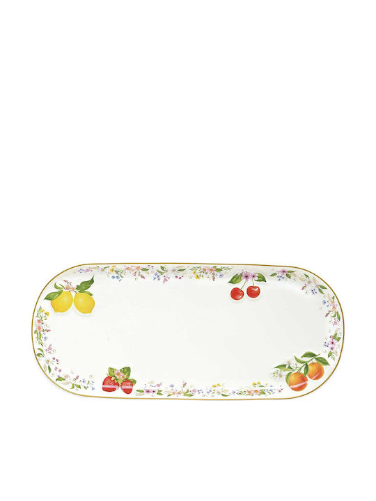 R2S Rectangular Porcelain Yellow Serving Platter 34x15cm R2S Rectangular Porcelain Yellow Serving Platter 34x15cm