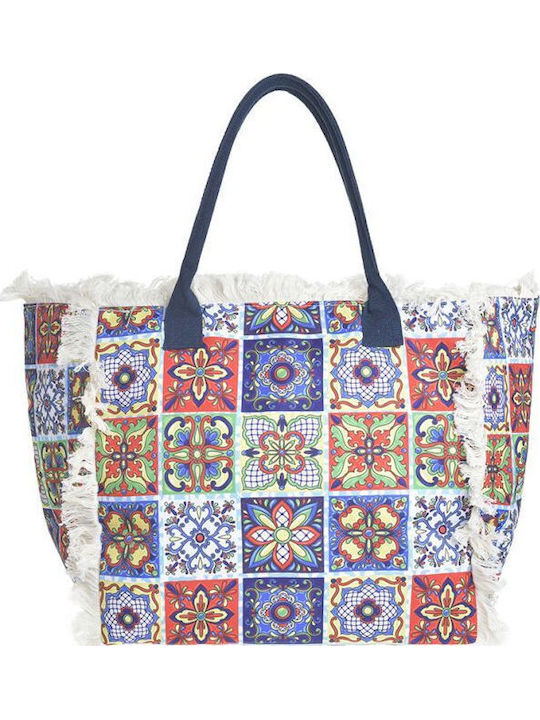 Ble Resort Collection Υφασμάτινη Τσάντα Θαλάσσης Μπλε Ble Resort Collection Υφασμάτινη Τσάντα Θαλάσσης Μπλε