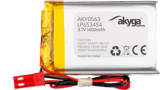 Akyga Μπαταρία Li-Po 3.7V 1400mAh 1S για Τηλεκατευθυνόμενο