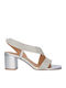 Damen Sandalen Silber